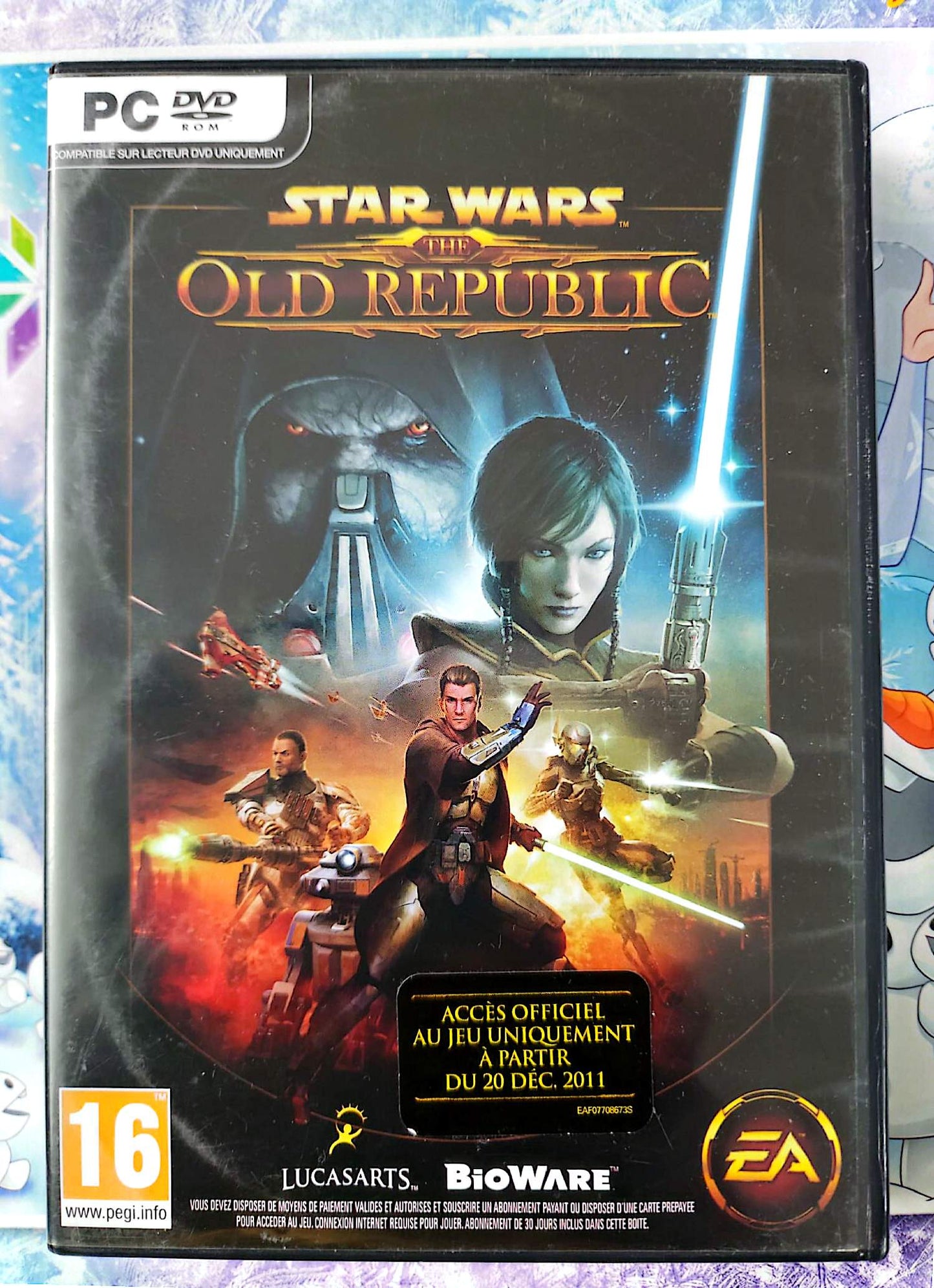Star Wars The Old Republic PC DVD-ROM FR Jeu Incomplet 2 DVD sur 3 BioWare EA Games