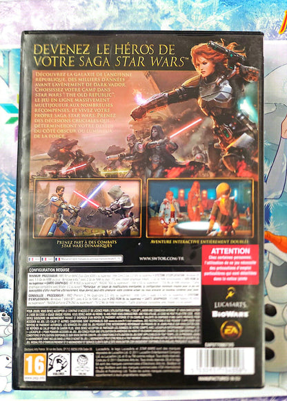 Star Wars The Old Republic PC DVD-ROM FR Incomplete Game 2 DVDs out of 3 BioWare EA Games