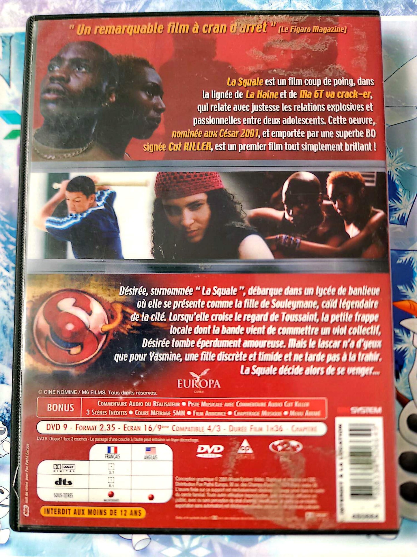 La Squale DVD Film Drame Français Édition Movie System Fonctionne Malgré Impact Disque