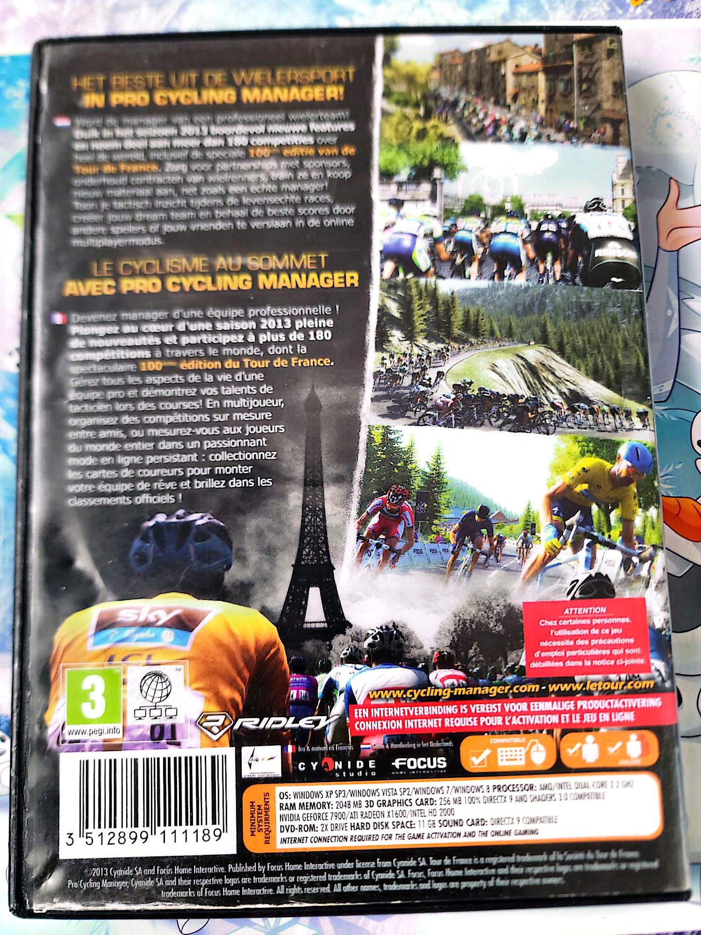Pro Cycling Manager Saison 2013 Le Tour de France PC DVD-ROM Sans Clé Fonctionnelle Collection