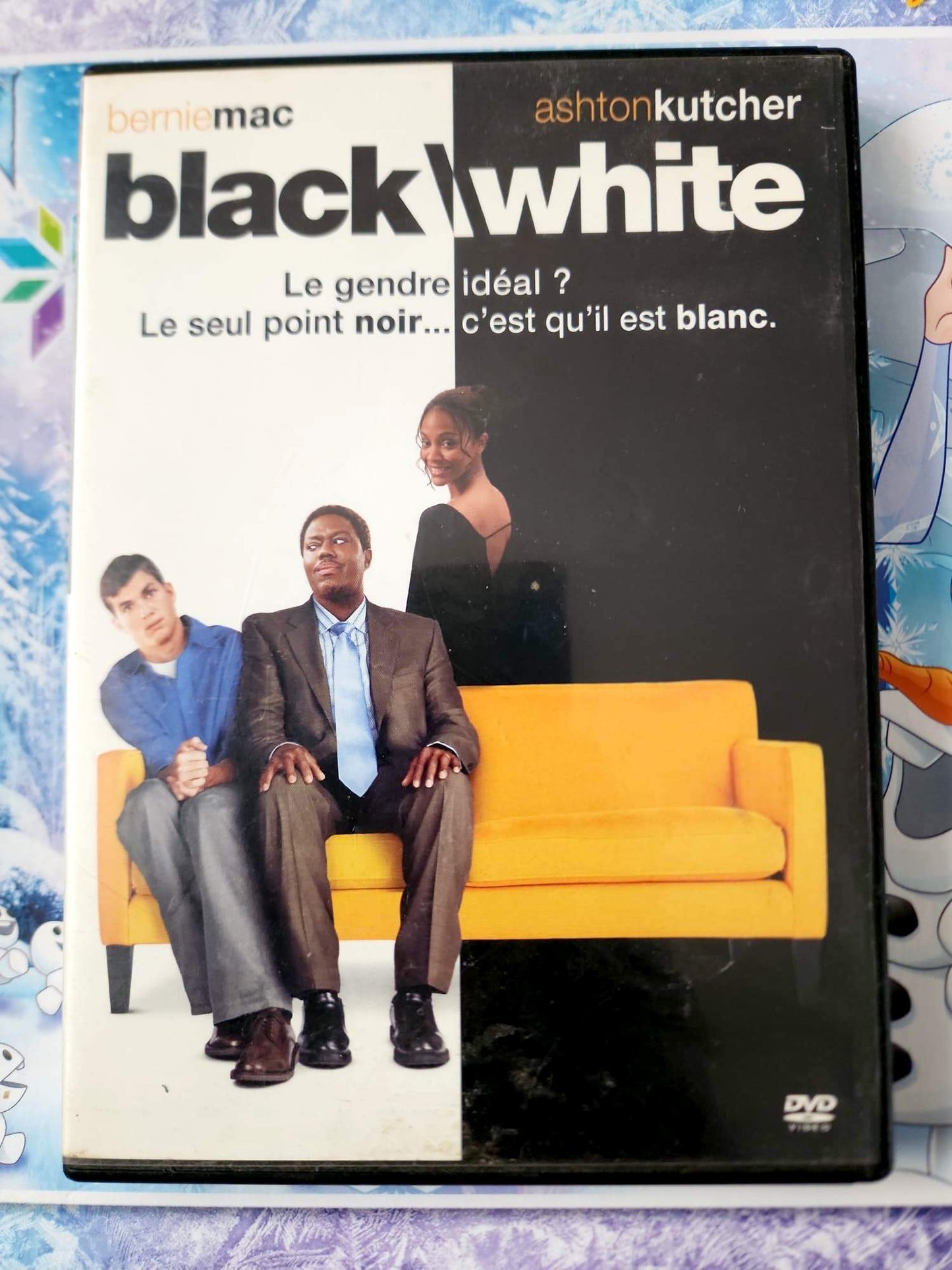 Black/White DVD Film Comédie Bernie Mac Ashton Kutcher Français Anglais Zone 2