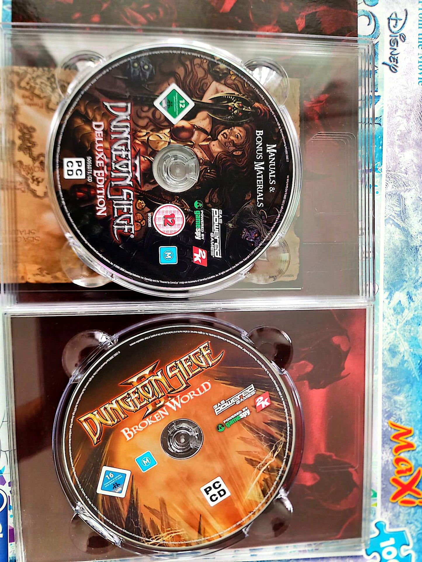 Dungeon Siege Deluxe Edition Jeu PC Complet Incomplet 1 CD Manquant Français RPG Action