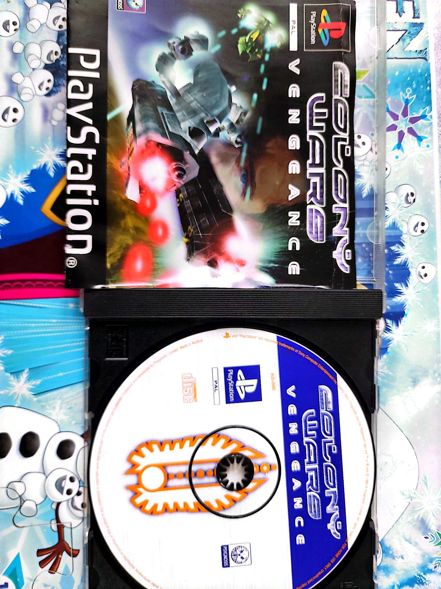 Colony Wars Vengeance PS1 Jeu PlayStation PAL CD Uniquement Avec Fiche Sans Boîtier