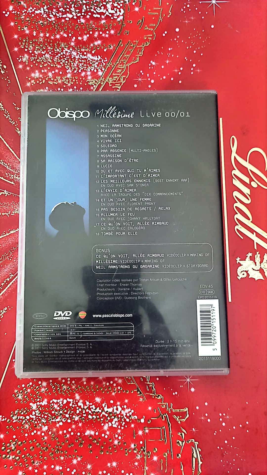 DVD obispo millésime live 00 /01