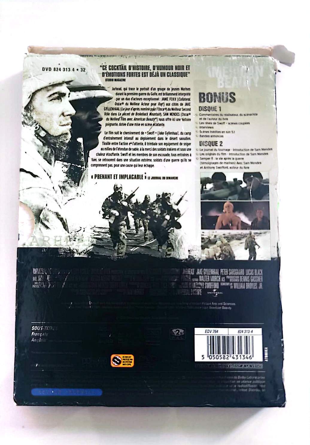 Jarhead – Édition Collector 2 DVD | Jake Gyllenhaal, Jamie Foxx | Sam Mendes | Universal | Occasion Bon État