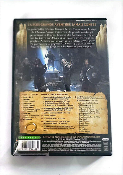 The Lord of the Rings: The Fellowship of the Ring – Prestige Edition 2 DVD | Peter Jackson | Metropolitan | French Version | Used Good Condition