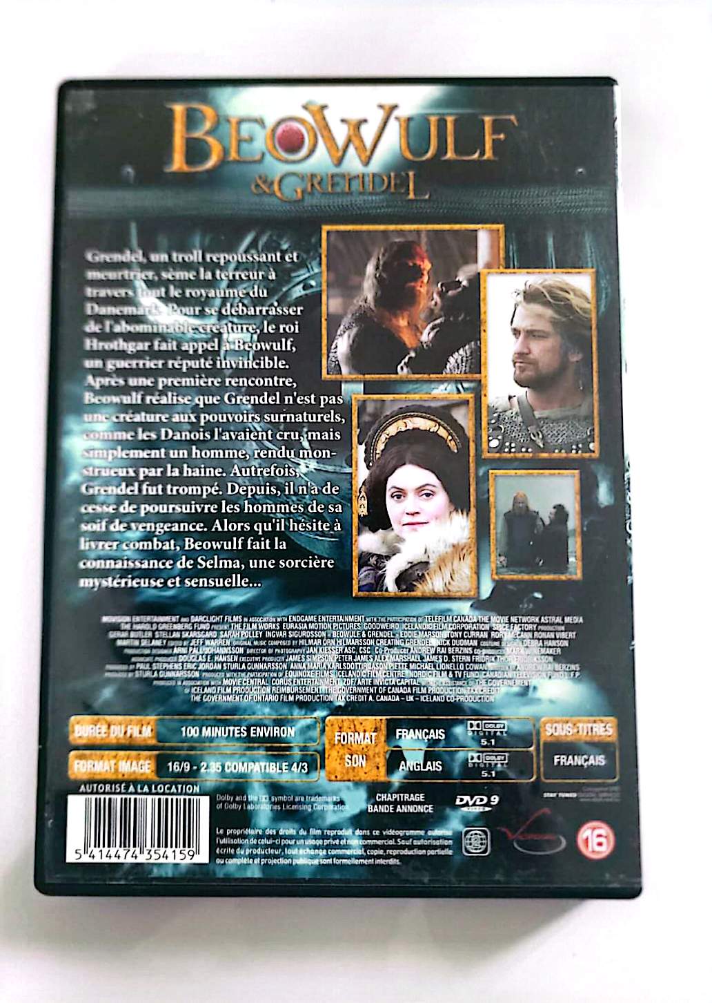 Beowulf & Grendel – DVD | Gerard Butler, Stellan Skarsgård | Sturla Gunnarsson | Fantasy Action | VF | Occasion Bon État