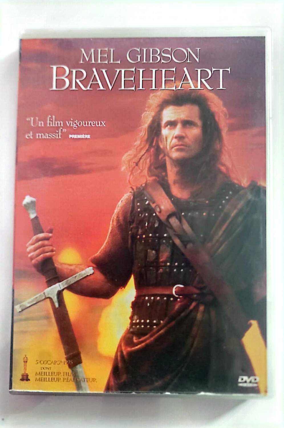 Braveheart – DVD | Mel Gibson (Réalisateur & Acteur) | 5 Oscars | Paramount | VF | Occasion Bon État