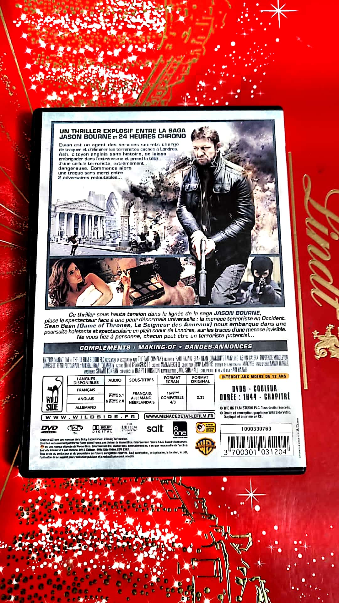 dvd sean bean menace d'État