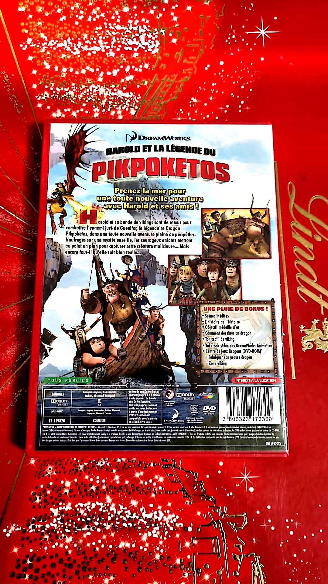 dvd dreamworks harold et la legende du pikpoketos