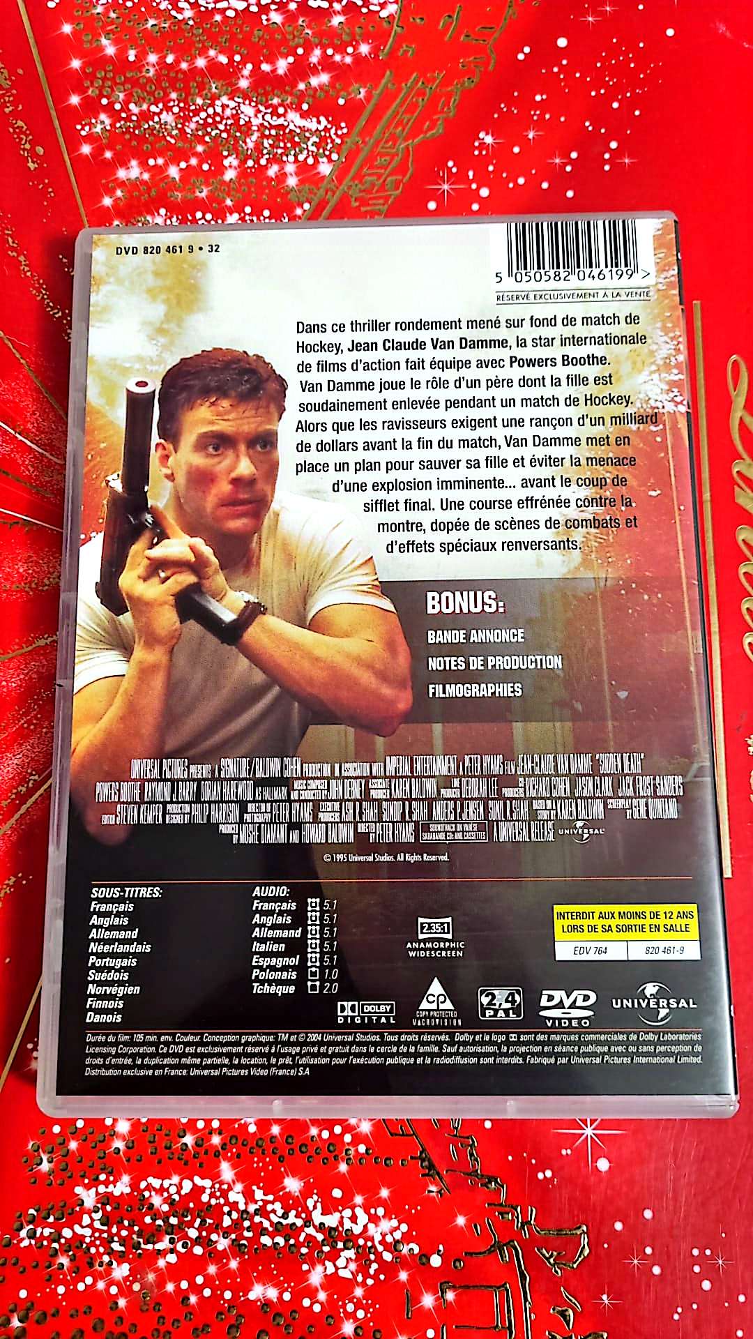 DVD : jean claude van damme mort subite