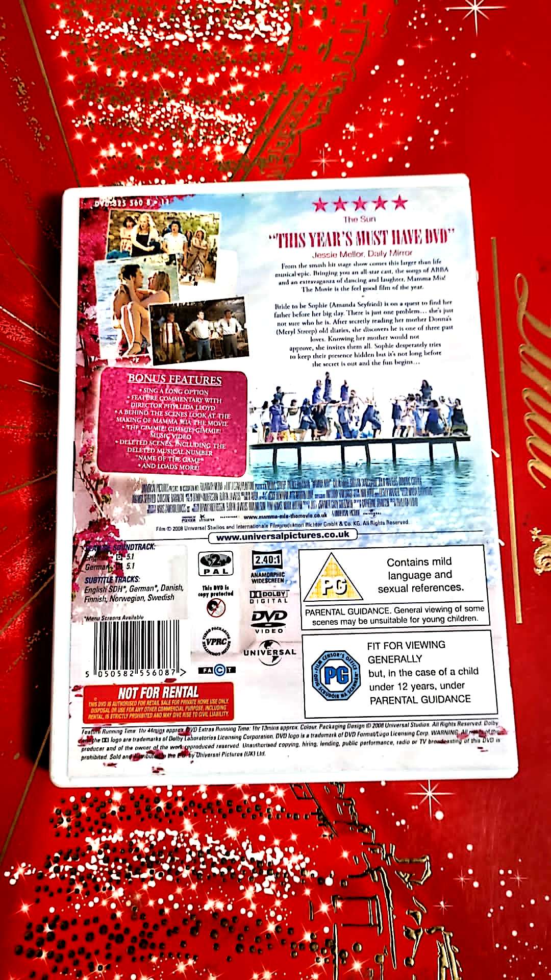 dvd Mamma Mia! the movie