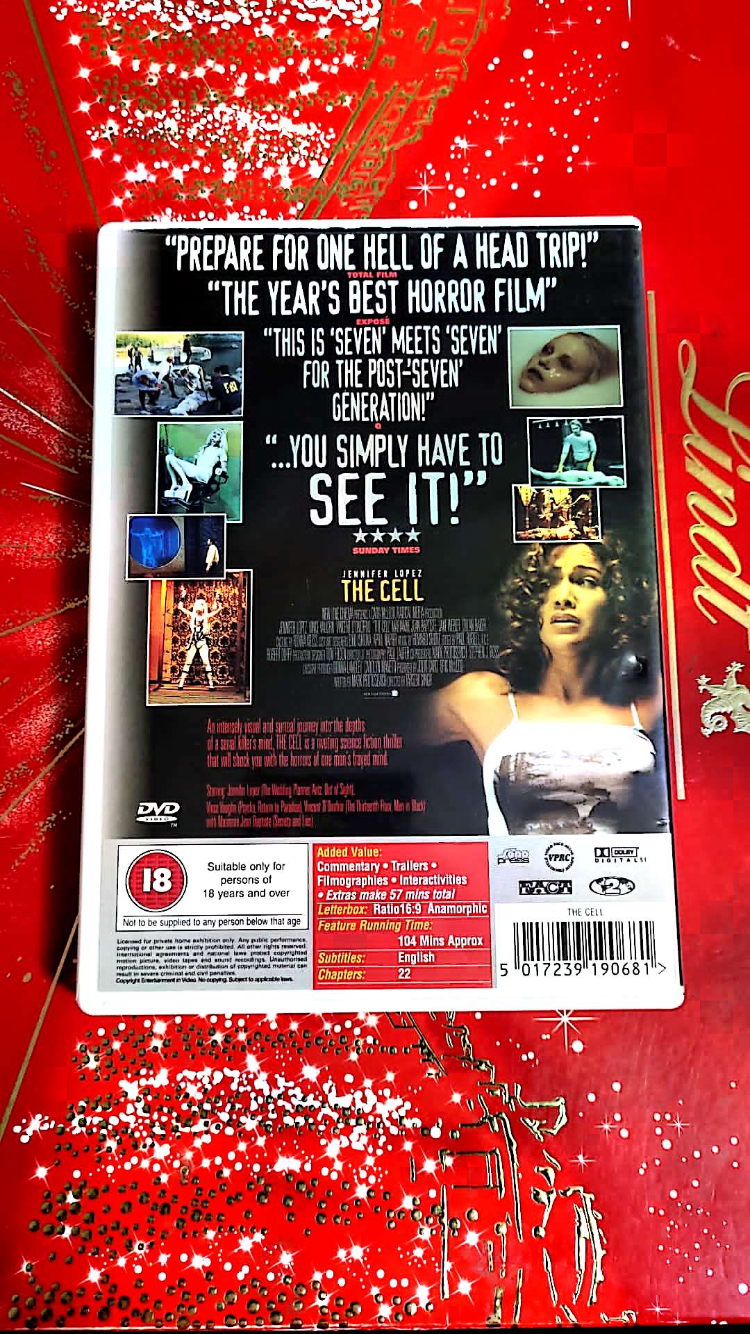 dvd jennifer lopez the cell