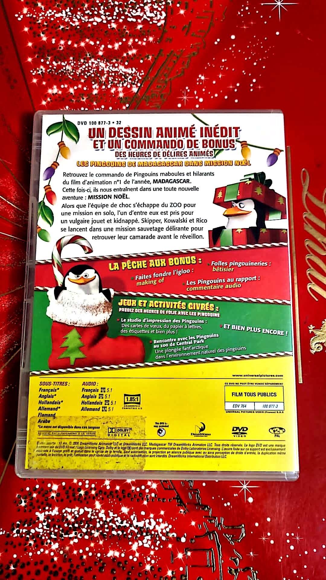 dvd les pingouins de madagascar