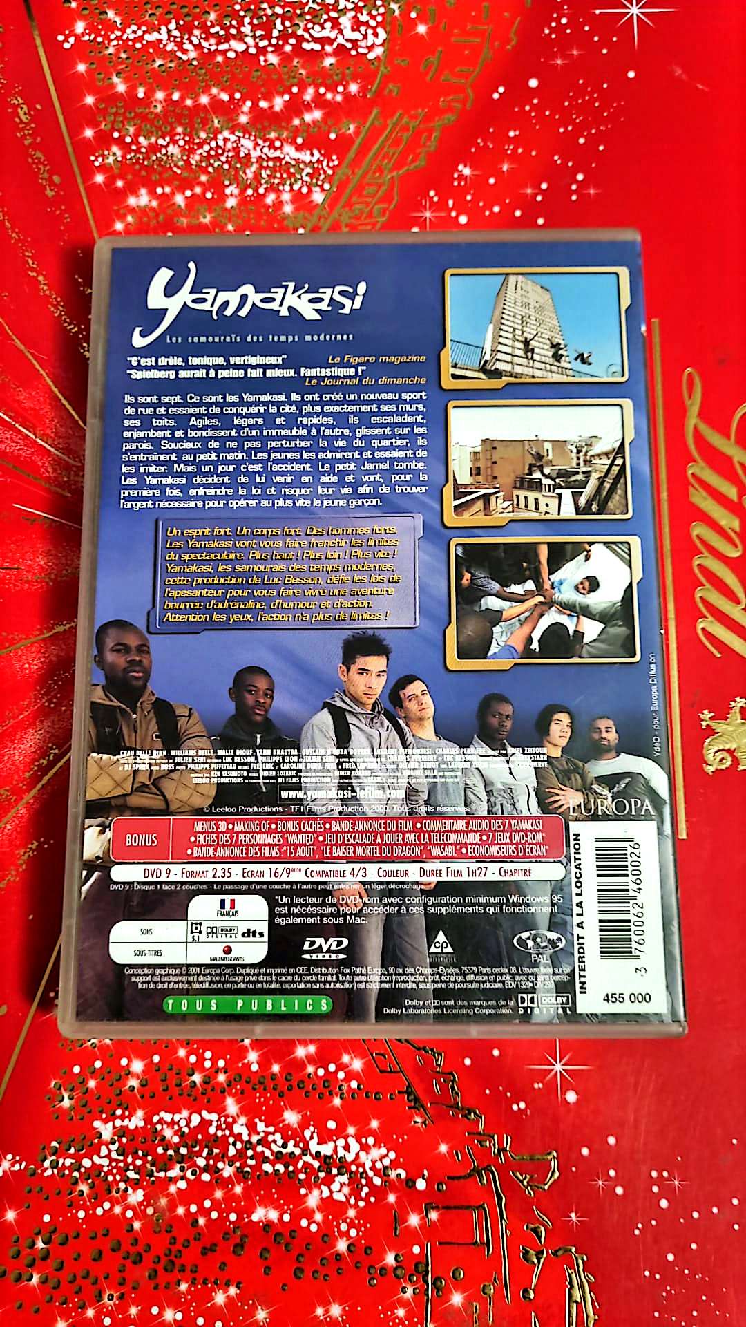 DVD : yamakasi les samouraïs des temps modernes en