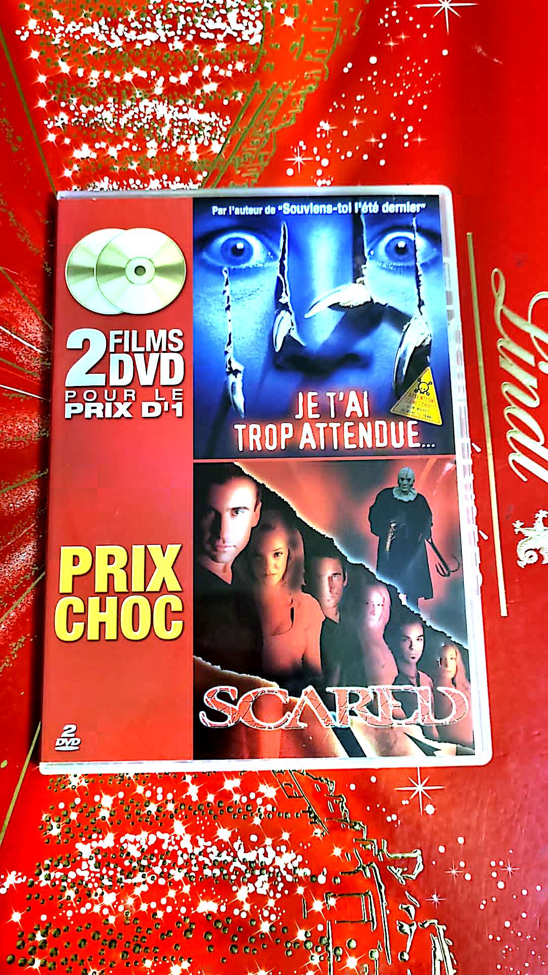 DVD : Coffret DVD 2 Films – Je t’ai trop attendu + Scared – Audio & – Sous-titres Néerlandais – (
