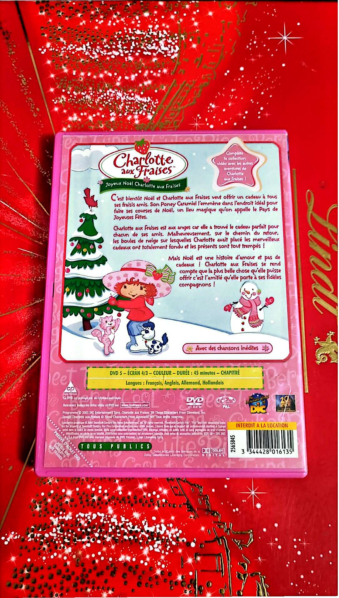 DVD : charlotte aux fraises joyeux charlotte aux fraises