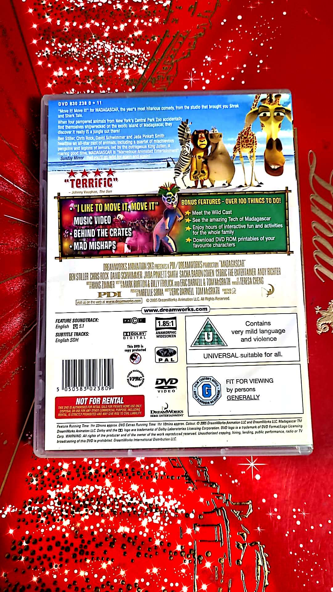 dvd dreamworks madagascar