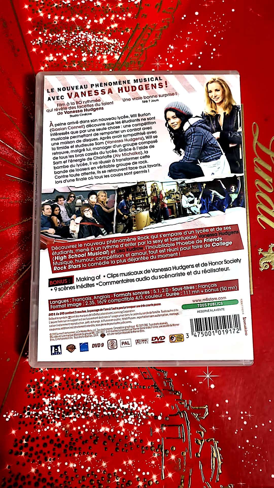 dvd college rock star