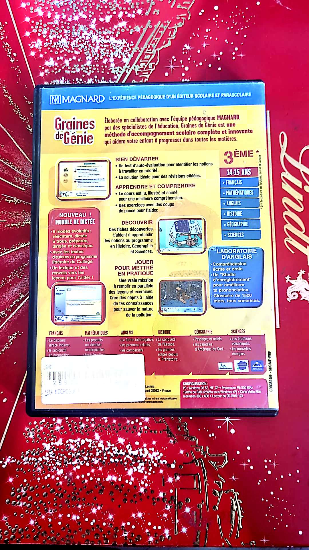 dvd graines de genie 3ème