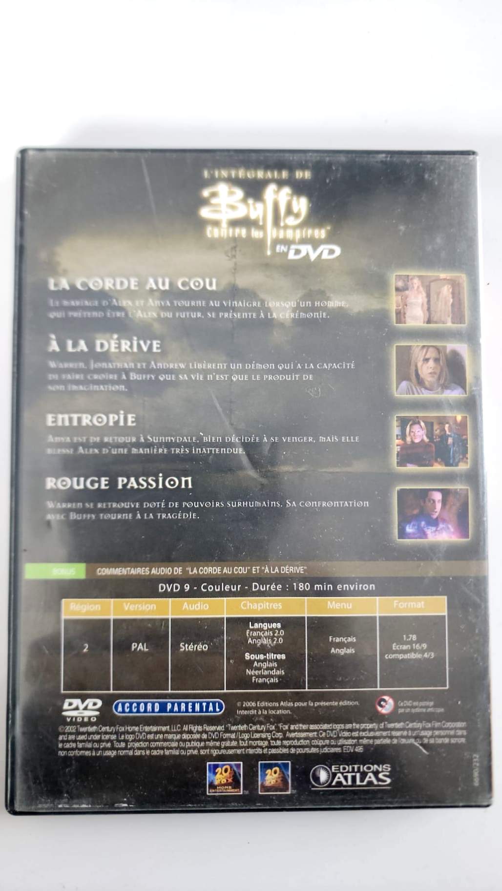 Buffy contre les Vampires – Intégrale Saison 6 – DVD 5 (Ep. 16 à 19) | Éditions Atlas • 20th Century Fox