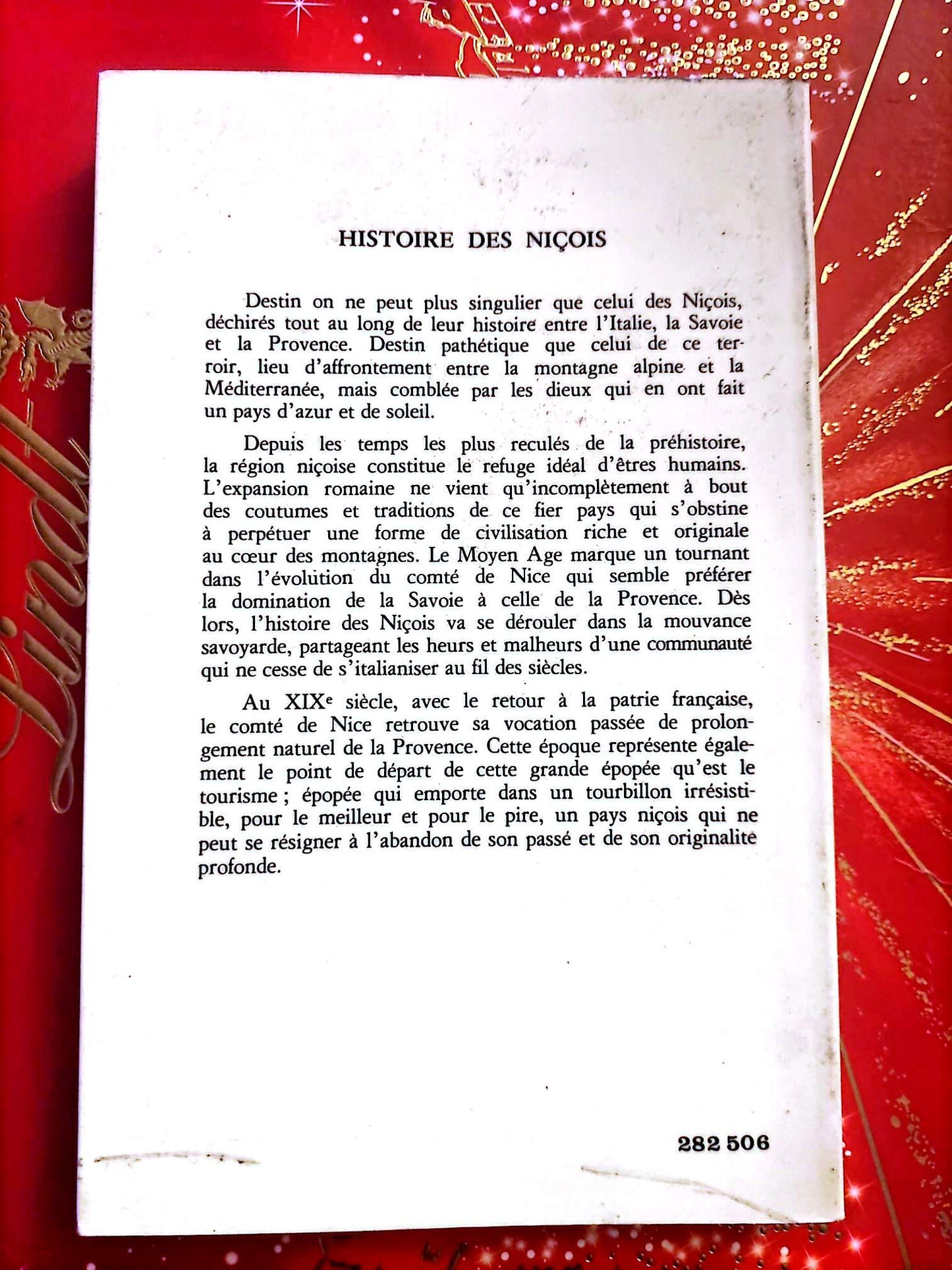 Histoire des Niçois – Georges Ayache – Livre d’Histoire Régionale – Broché