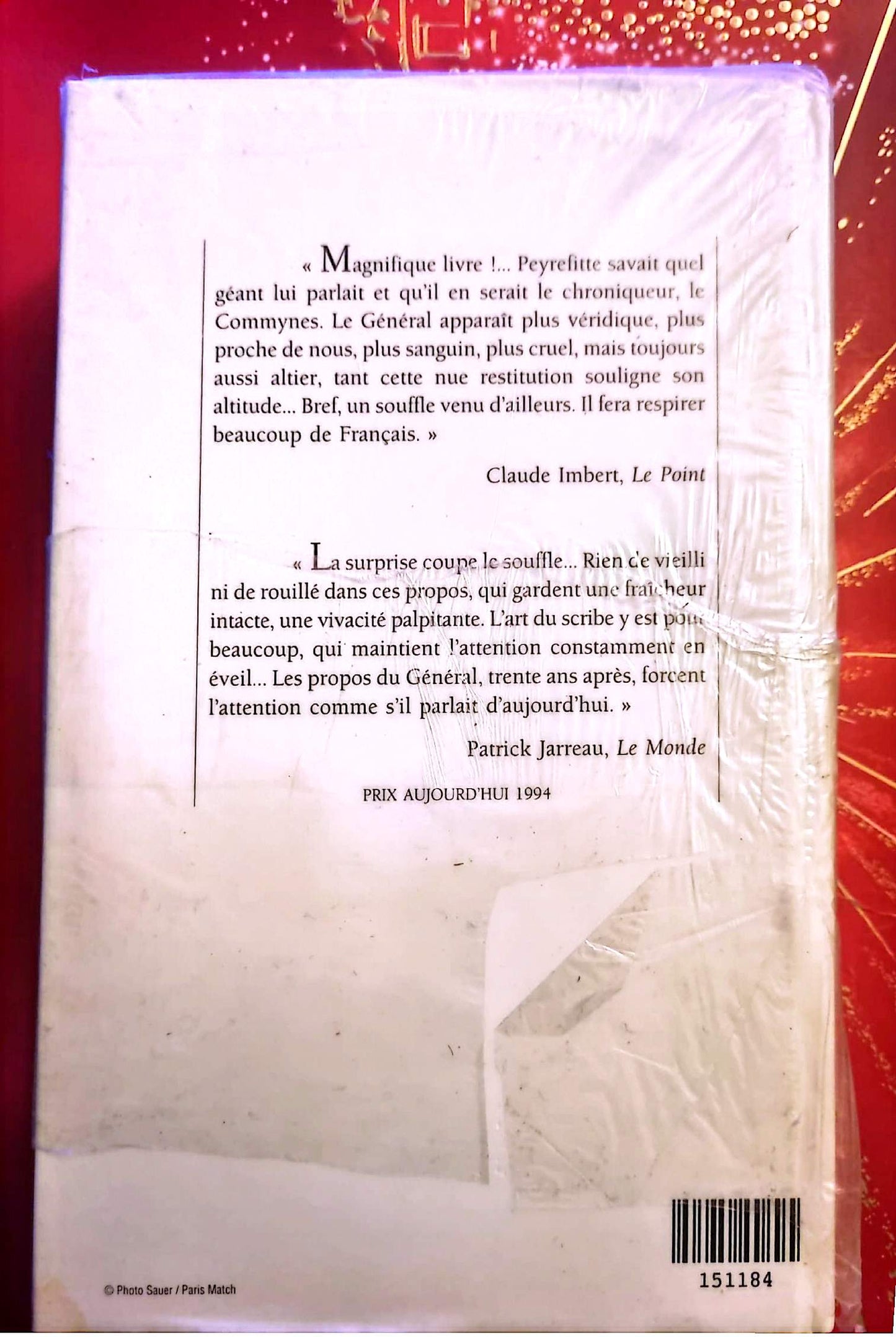 C’était de Gaulle – Alain Peyrefitte – Témoignage Historique – Livre Relié