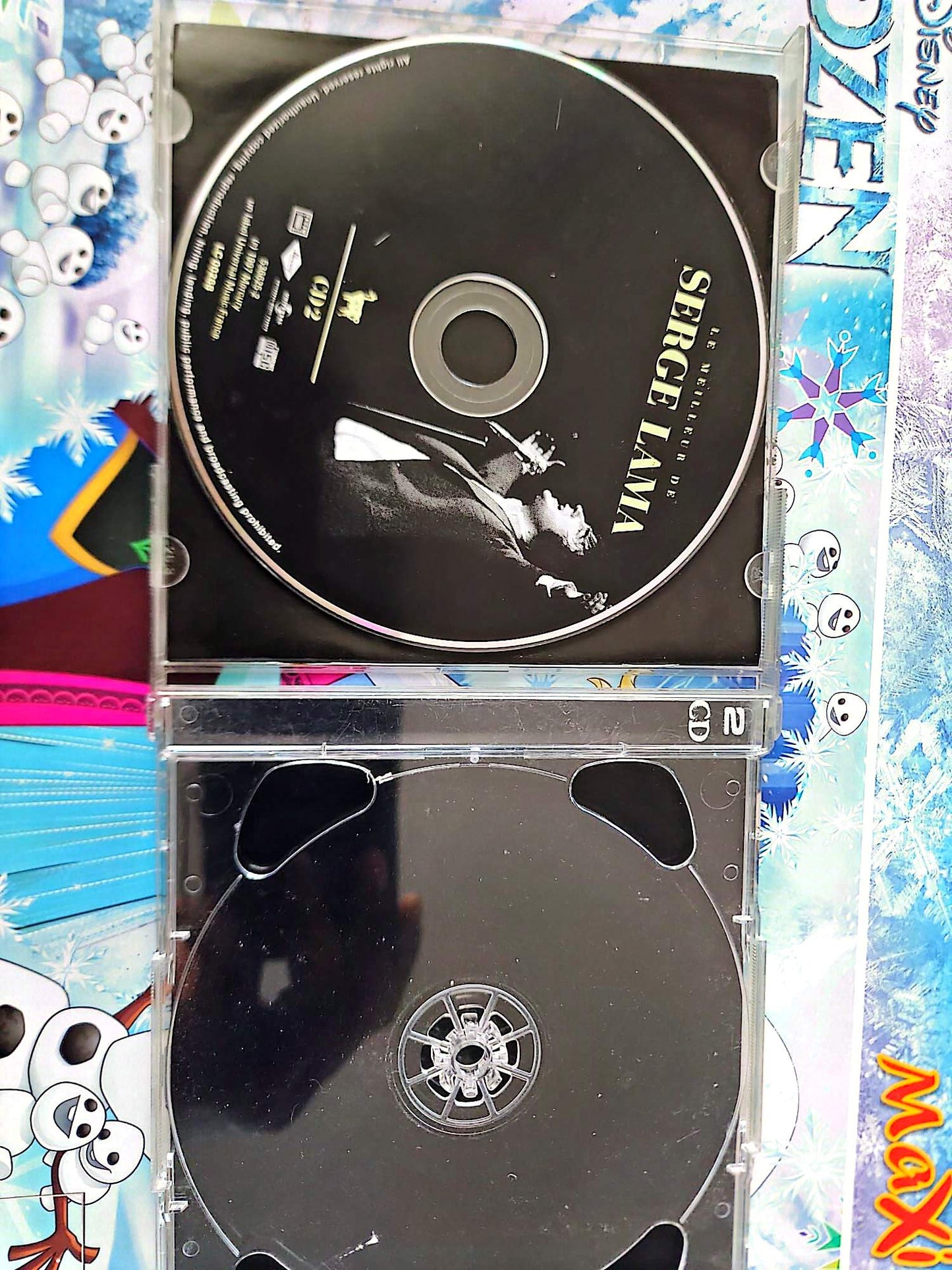 : Le Meilleur de Serge Lama CD Audio Compilation Française 2CD Dont 1 CD Manquant Chanson Française