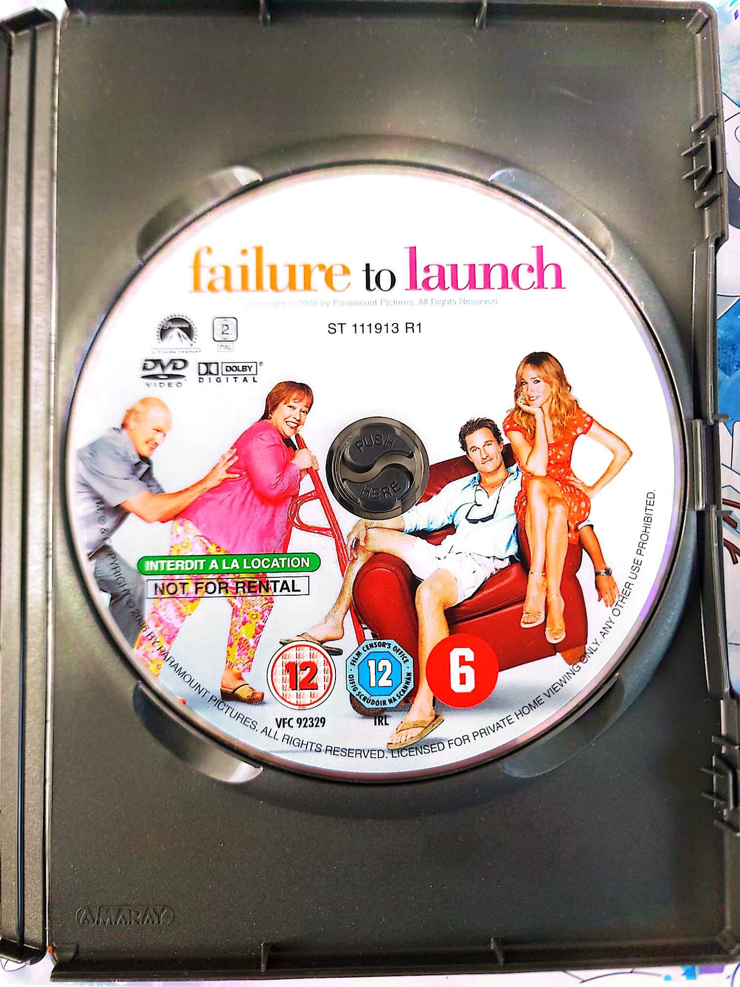 Playboy à Saisir DVD Comédie Romance Matthew McConaughey Sarah Jessica Parker Français Anglais