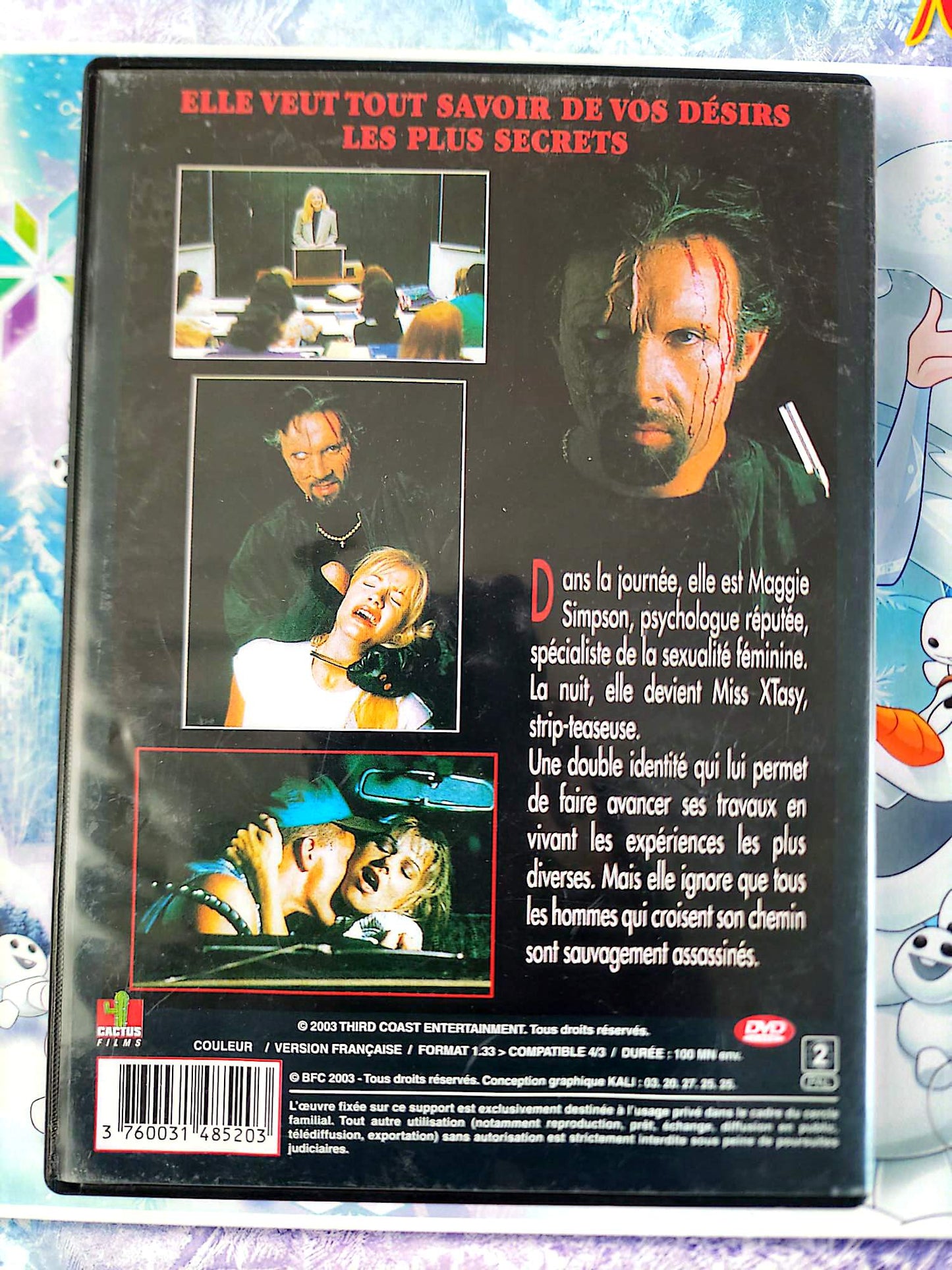The Dark Dancer DVD Thriller Érotique Horreur Shannon Tweed Version Française
