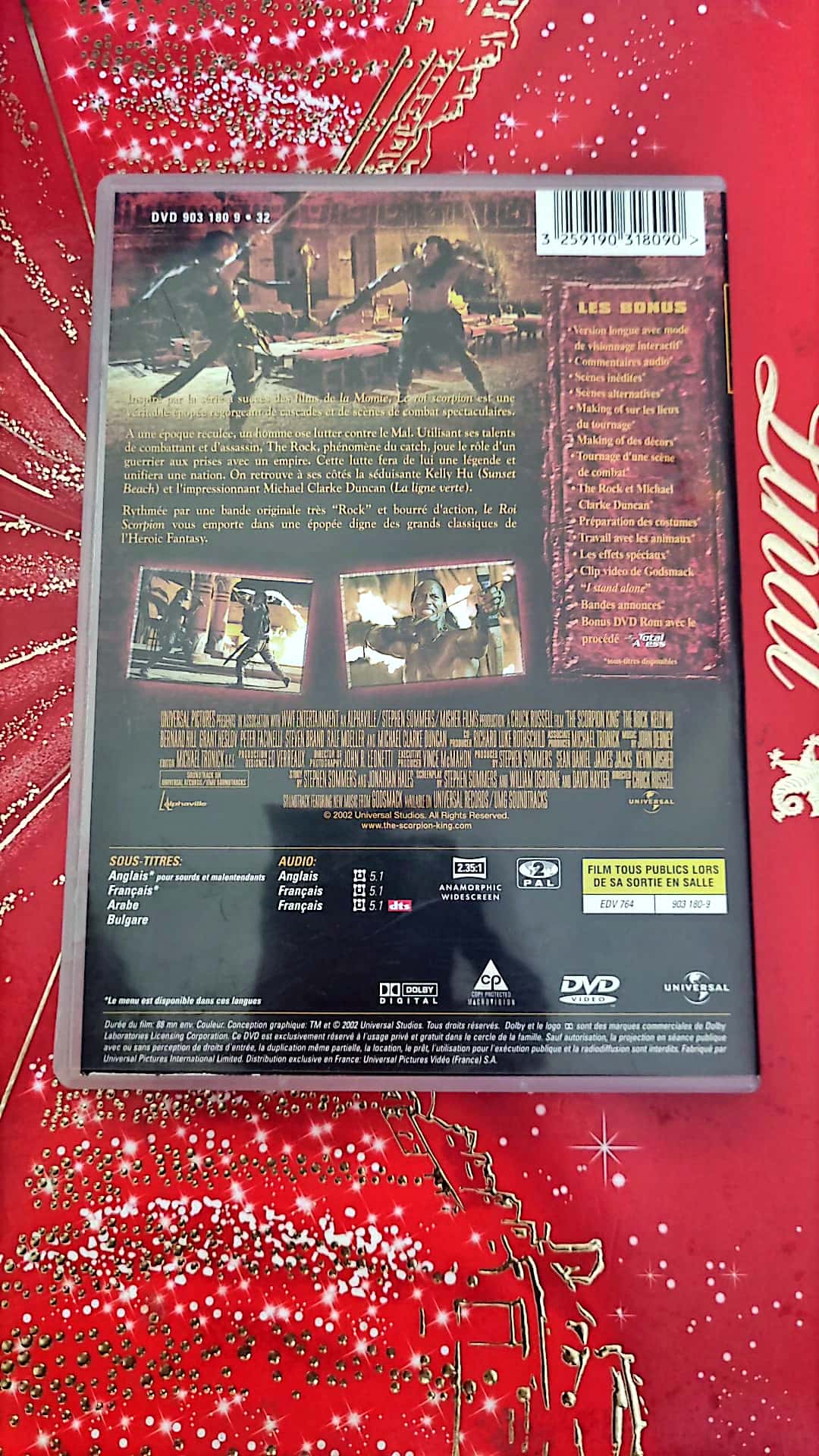 DVD : The Rock le Roi scorpion