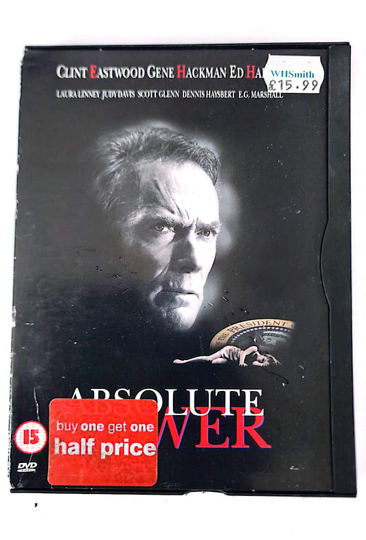 Absolute Power – DVD – Warner Bros – Clint Eastwood, Gene Hackman, Ed Harris – Zone 2 PAL – Version UK