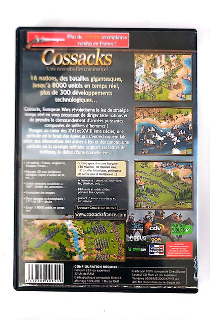 Cossacks: European Wars – Juego para PC CD-ROM – Focus Home Interactive – Estrategia en tiempo real – Versión en francés