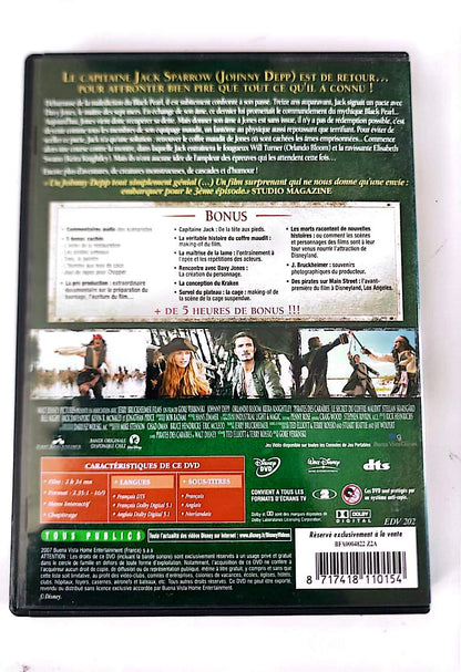 Pirates des Caraïbes : Le Secret du Coffre Maudit – Édition Collector 2 DVD – Johnny Depp – Disney