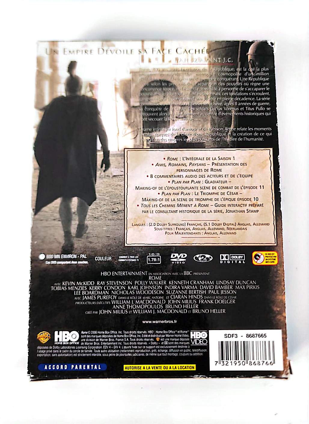 Rome Intégrale Saison 1 – Coffret 2 DVD – Série Historique HBO & BBC – VF/VO