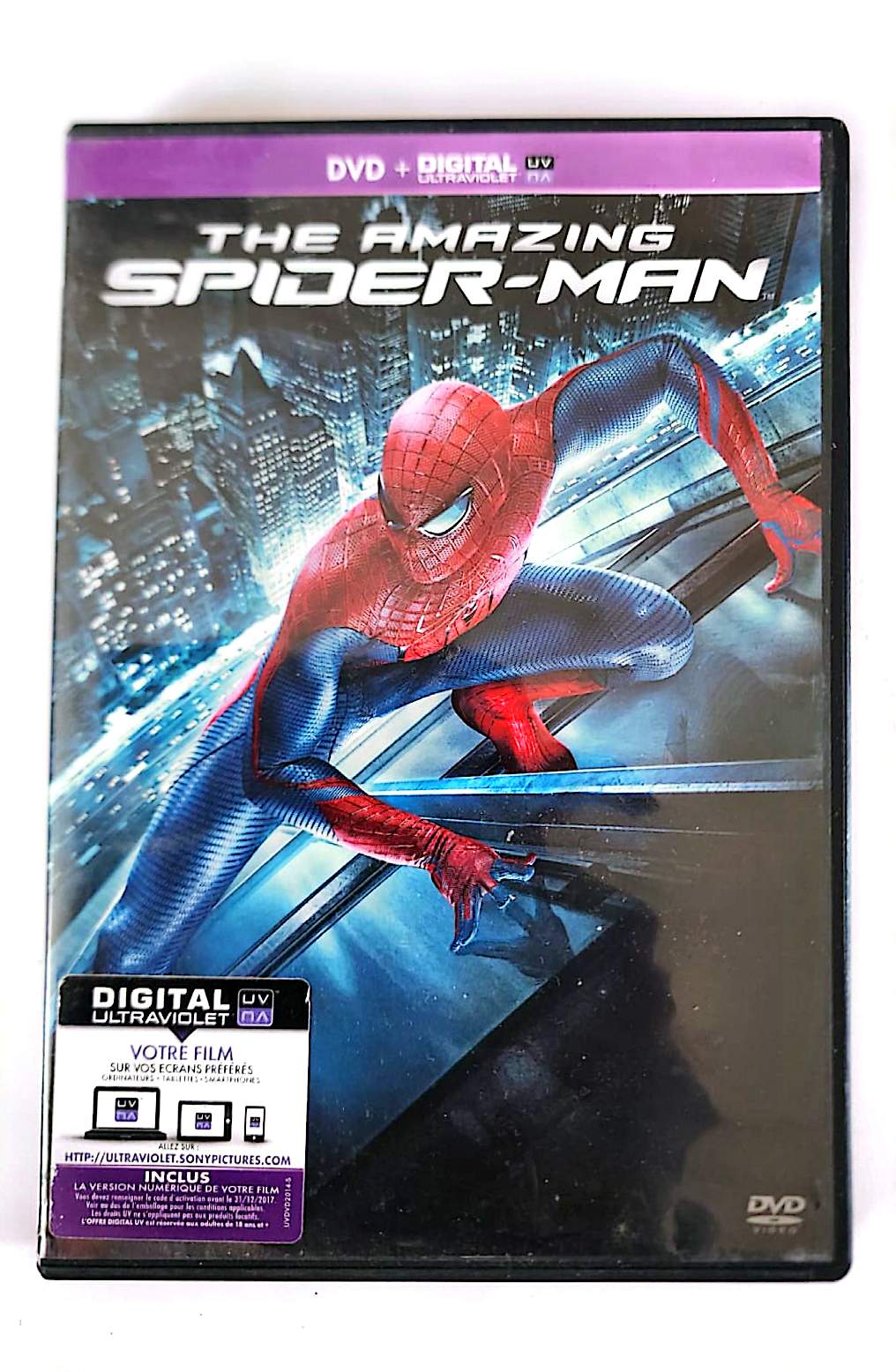 The Amazing Spider-Man – DVD + Digital UV – Sony Pictures – Andrew Garfield, Emma Stone – Zone 2 PAL