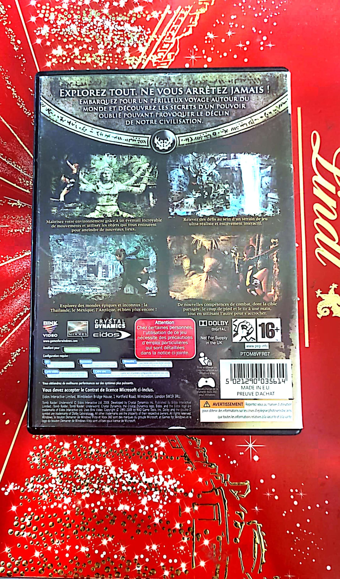 Jeu vidéo PC : Tomb Raider underworld