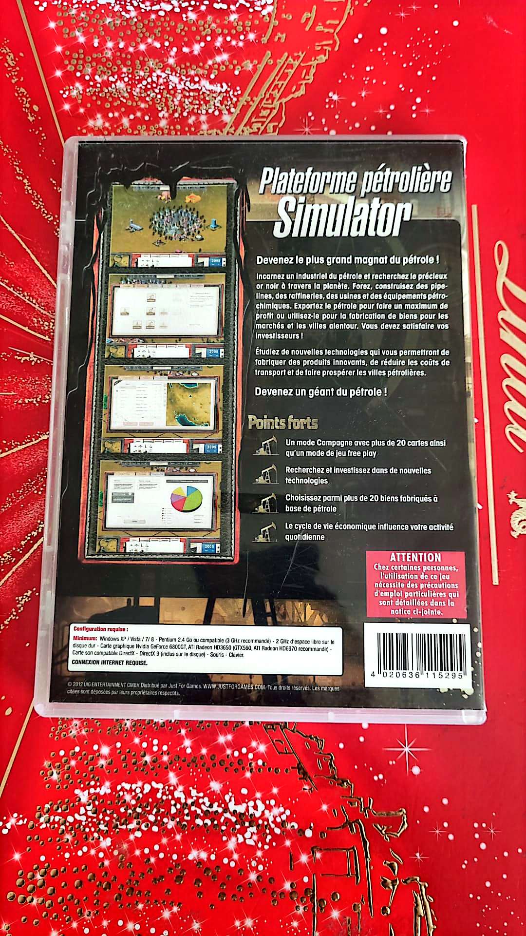 Jeu vidéo PC : plateforme pétrolière simulator jeu PC