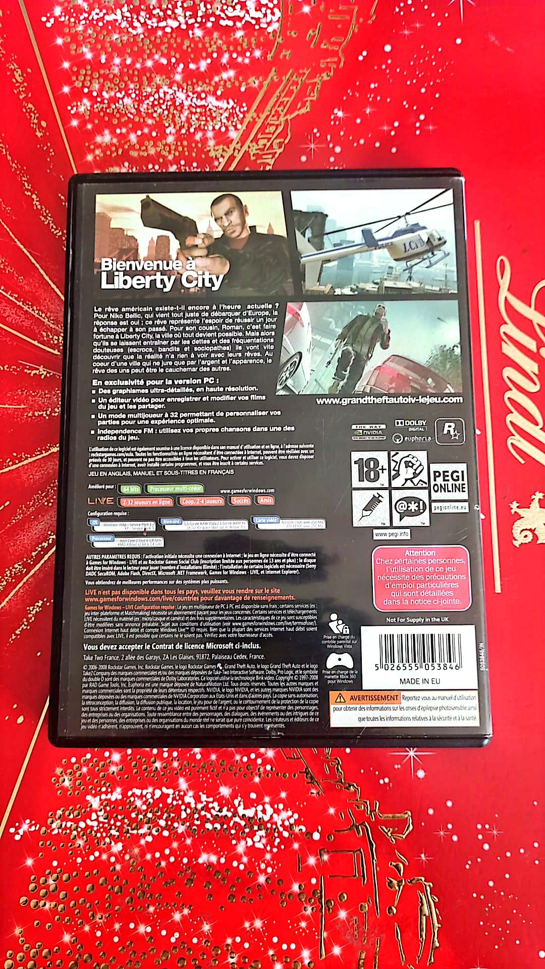 Jeu vidéo PC : Grand theft auto IV jeu PC