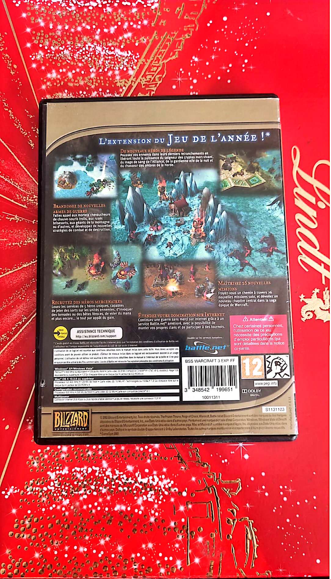 Jeu vidéo PC : warcraft 3 frozen throne jeu pc