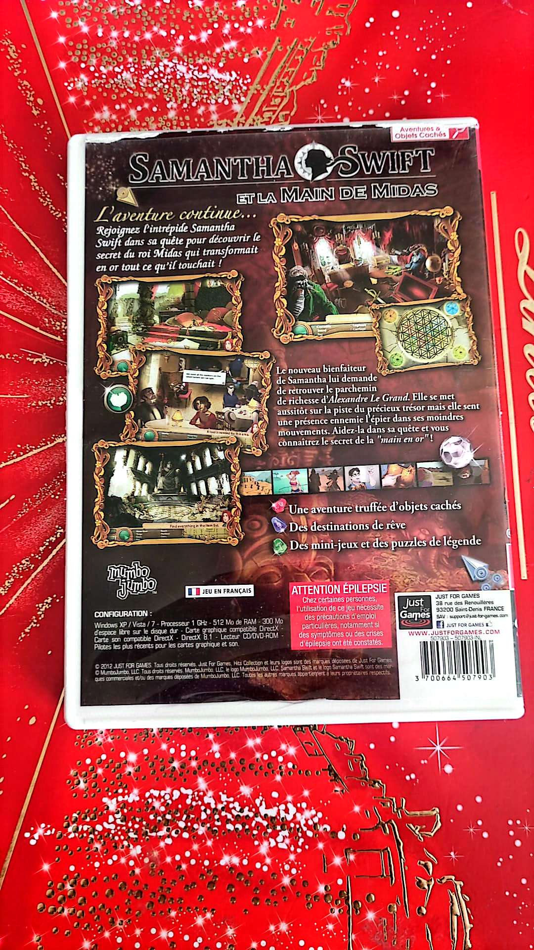 Jeu vidéo PC : Samantha swift et la main de midas jeu PC