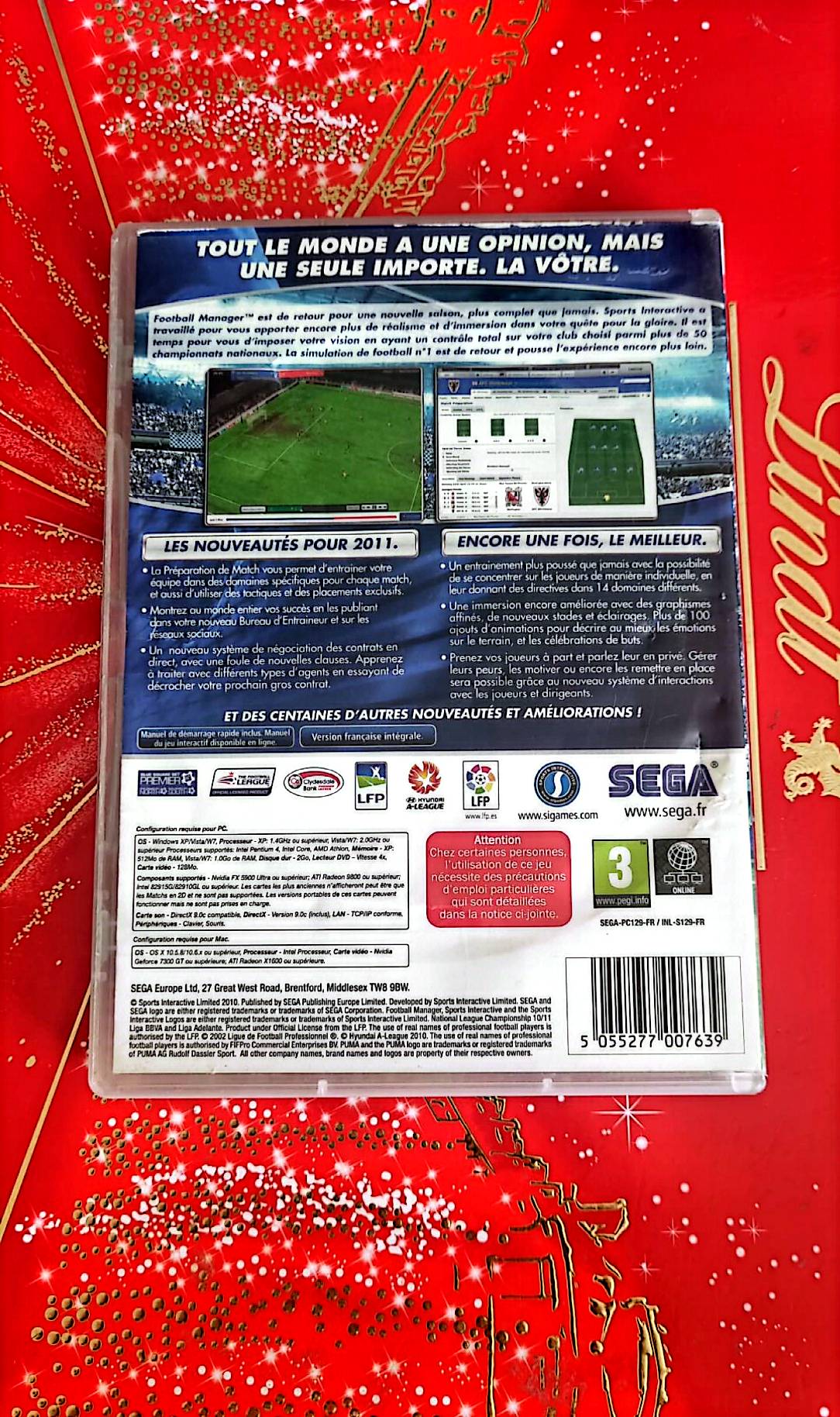 Jeu vidéo PC : Football manager 2011 jeu PC