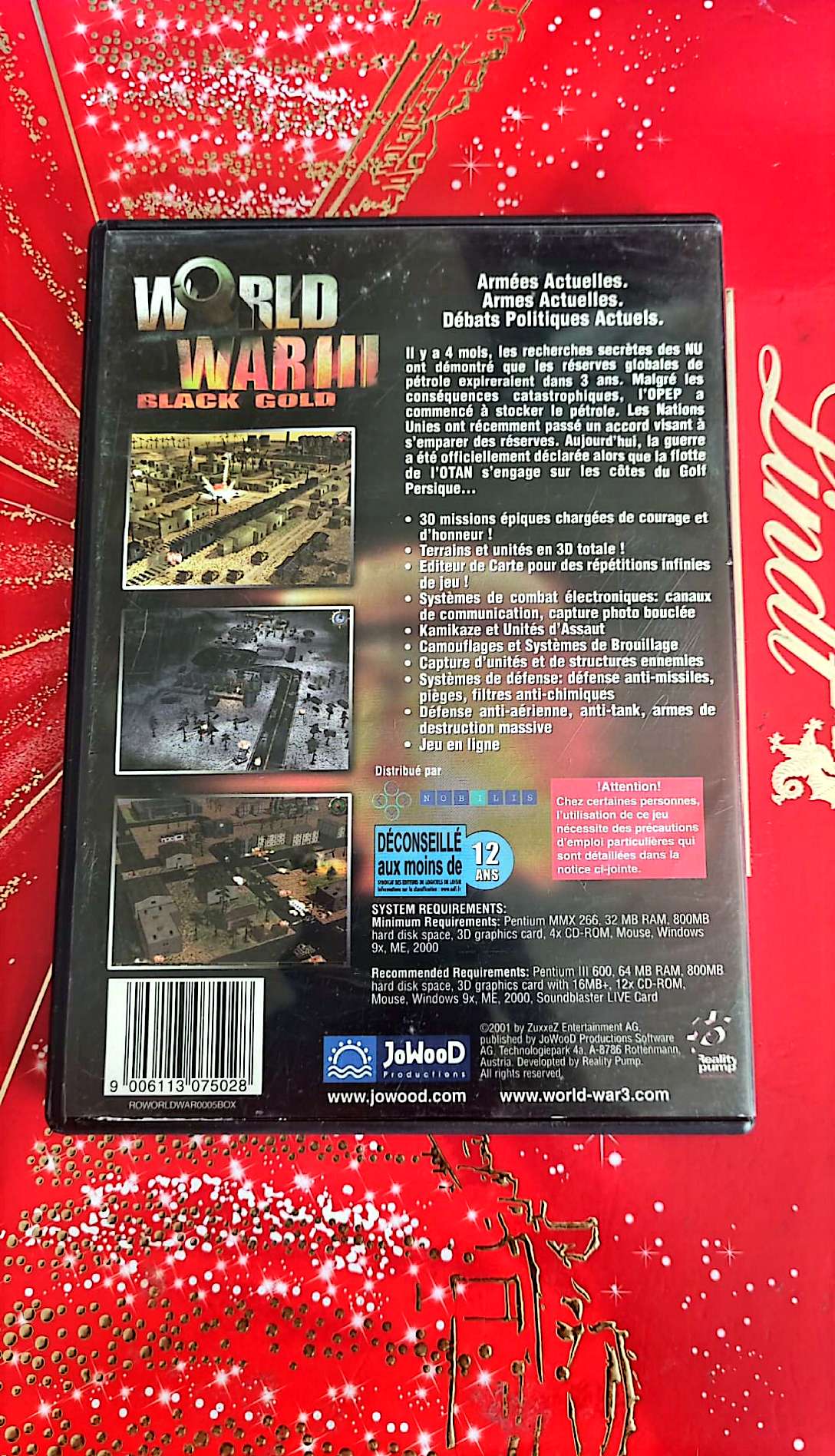 Jeu vidéo PC : world war 3 black gold jeu PC