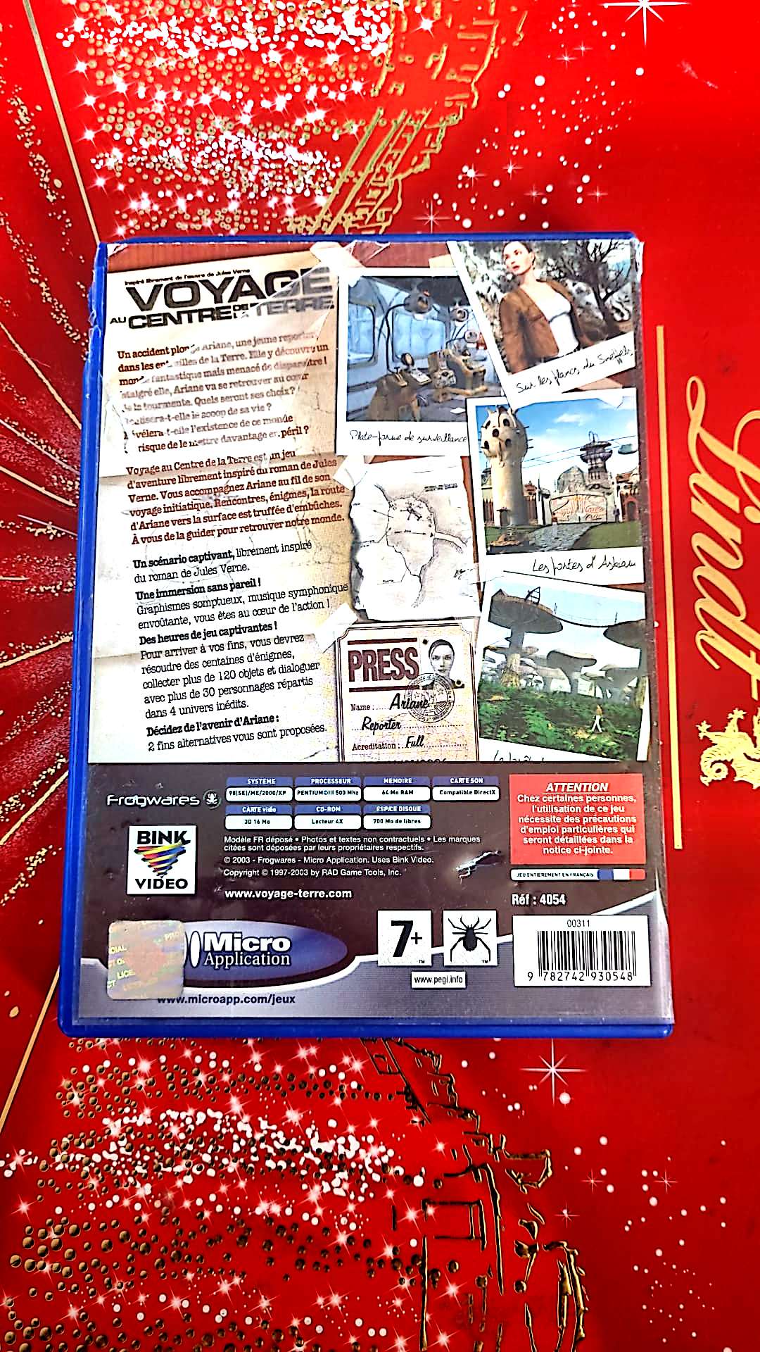 Jeu vidéo PC : voyage au centre de la terre