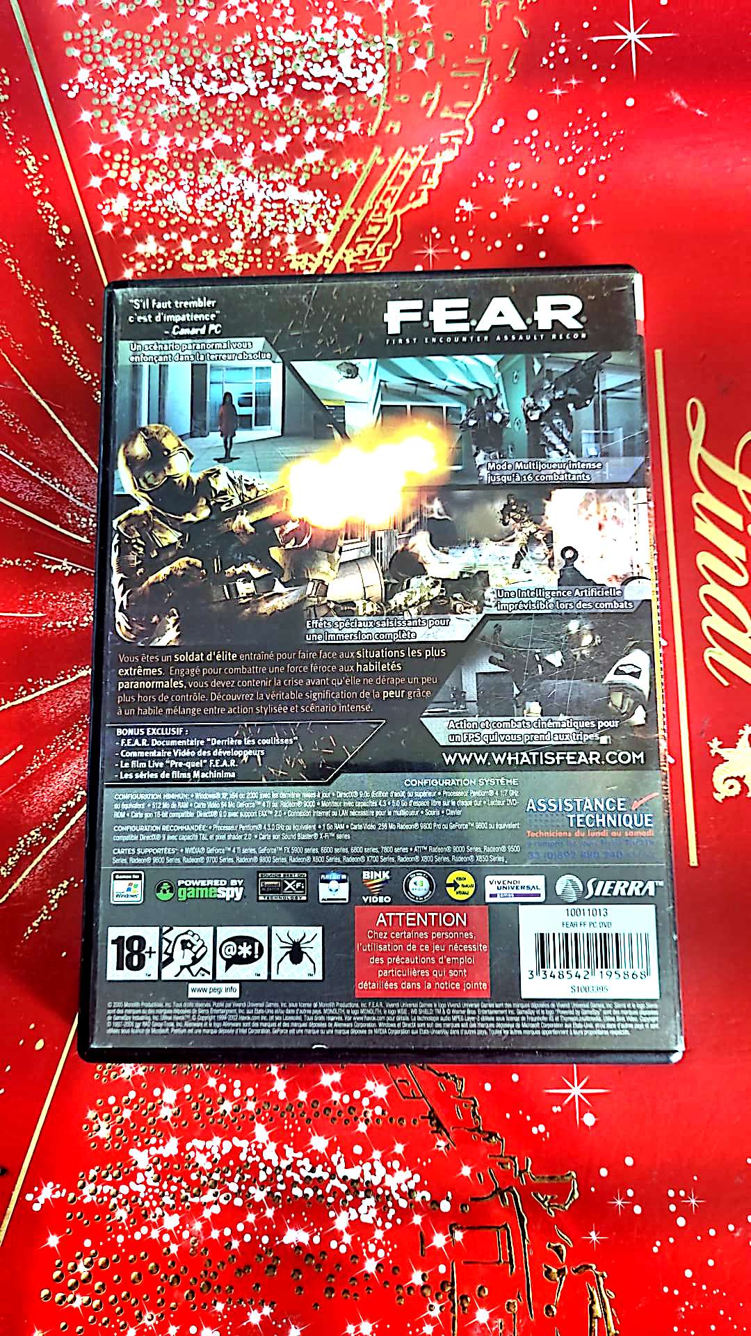 Jeu vidéo PC : FEAR