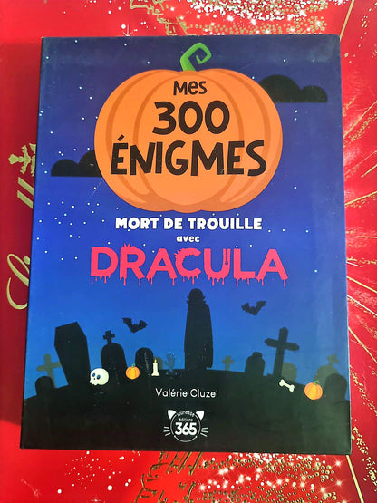 Mis 300 acertijos – Muerto de miedo con Drácula – Libro de juegos infantiles – A partir de 7 años