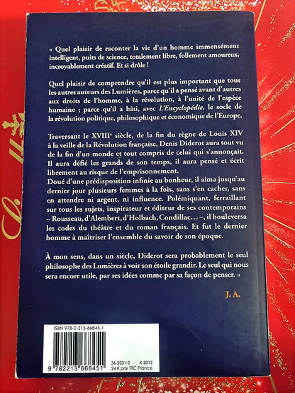 Diderot ou le bonheur de penser – Jacques Attali – Biographie – Philosophie