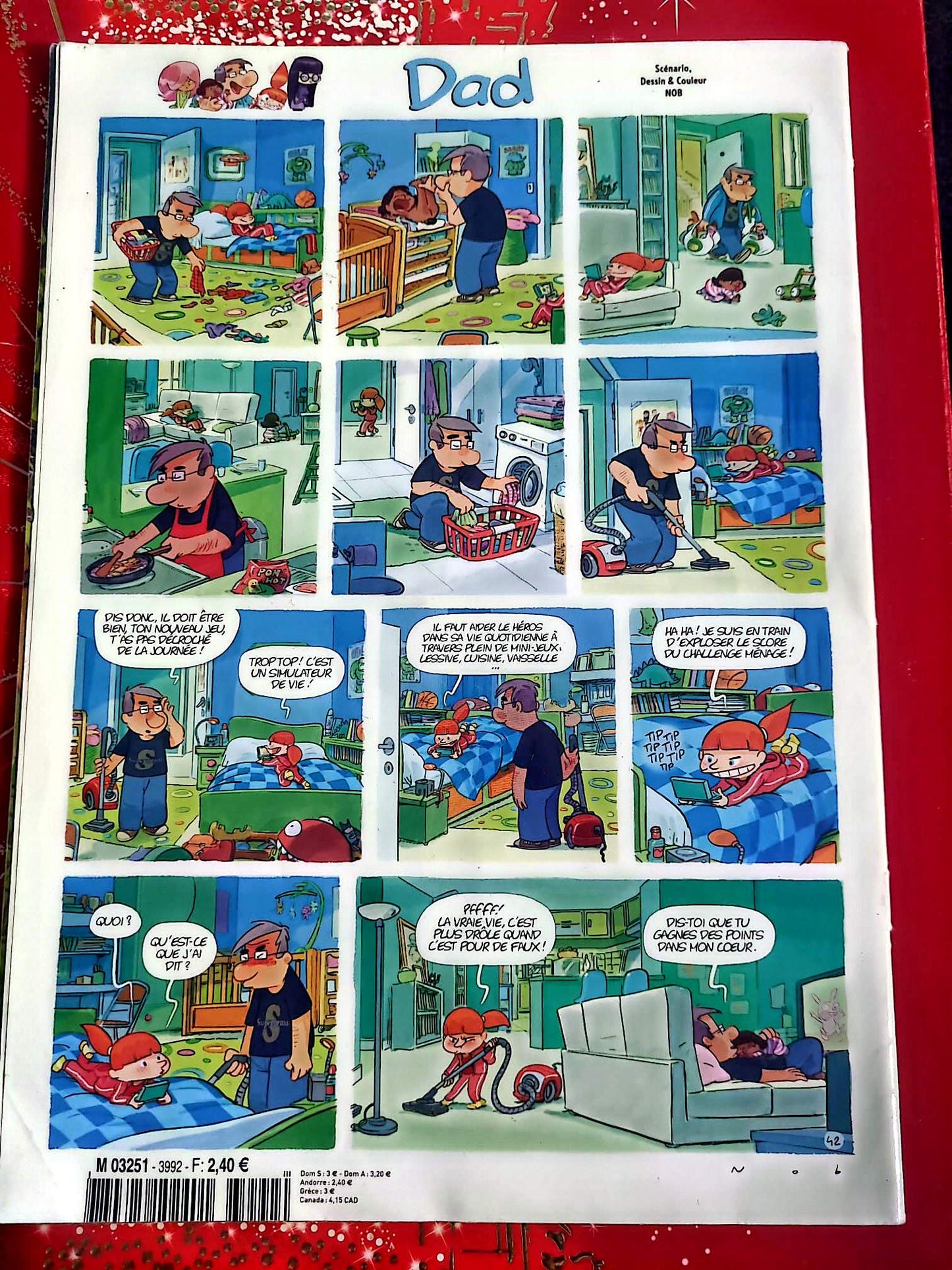 Magazine BD Spirou n°3992 – La famille Marsu s’agrandit – Éditions Dupuis – Octobre 2014
