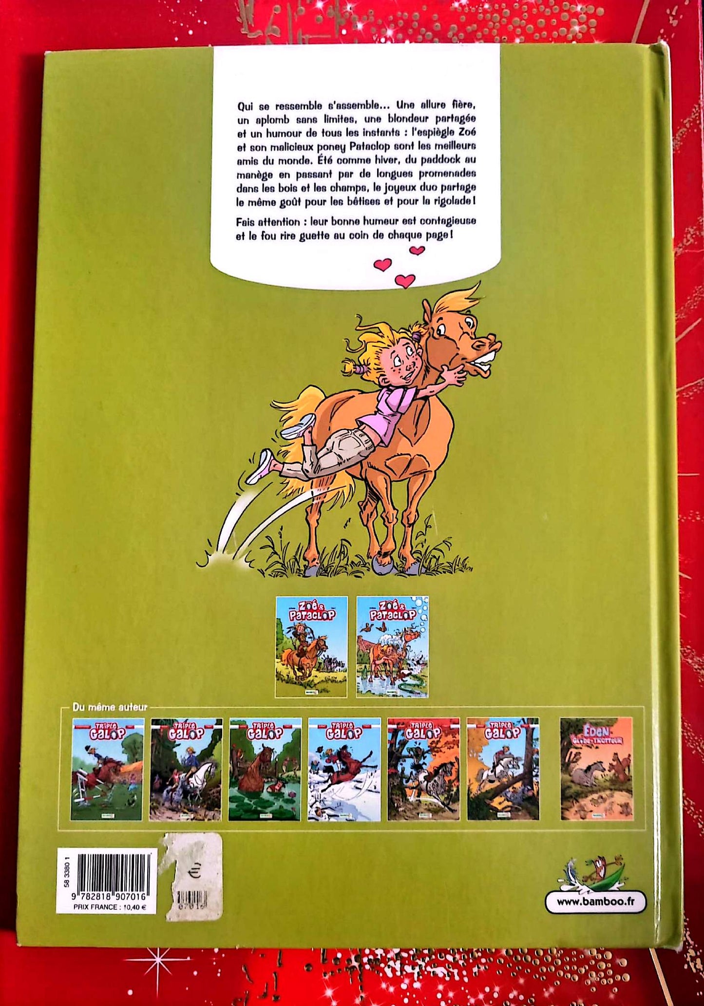 Zoé & Pataclop Tome 2 – Bande dessinée jeunesse – Album relié – Éditions Bamboo