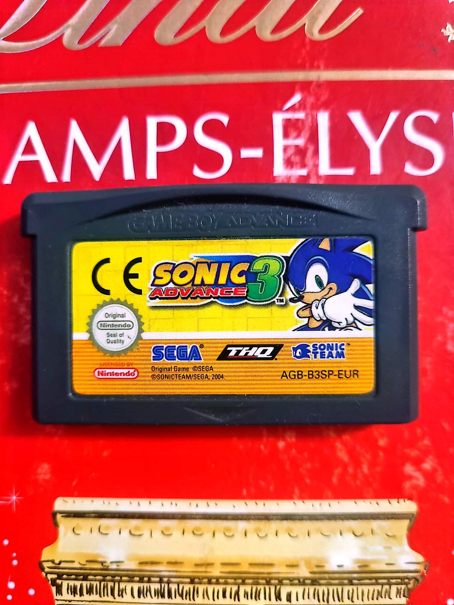 Sonic Advance 3 – Jeu Game Boy Advance GBA – Cartouche seul PAL EUR – Sega / THQ